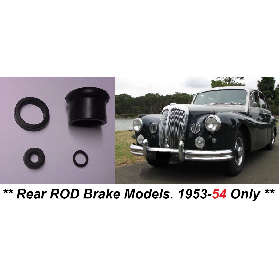 BRAKE MASTER CYLINDER REPAIR SEALS KIT (Daimler Regency DF304) (**1953- 54 Only**) 